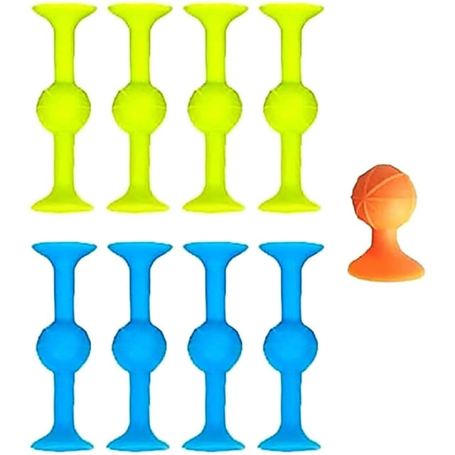 Sucker Toys Silicone Target Marker and Darts Funny Toy Set Outdoor Competitive Games Release Stress Family Interactive Toy Suction on Glass and Multiple Surfaces,Fidget Toys (Large)