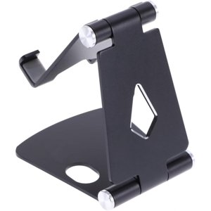 PinesC PinesC Desktop stand mobile phone stand mobile phone stand lazy double folding stand mobile phone stand black