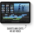 thumbnail image 3 of Refurbished (Good) - Apple iPad Air 4 ( WiFi + Cellular) 10.9" Touchscreen Tablet - Silver (Apple A14 Bionic chip / 4 GB RAM / 256 GB eMMC / MacOS), 3 of 4