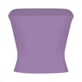 thumbnail image 6 of Womens Strapless Tube Top Bandeau Crop Tops Slim Fit Stretch Strapless Camisole Summer Casual Basic Solid Color Sleeveless Tank Top for Women, 6 of 9
