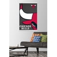 thumbnail image 4 of NBA Chicago Bulls - Logo 14 Wall Poster with Wooden Magnetic Frame, 22.375" x 34", 4 of 5
