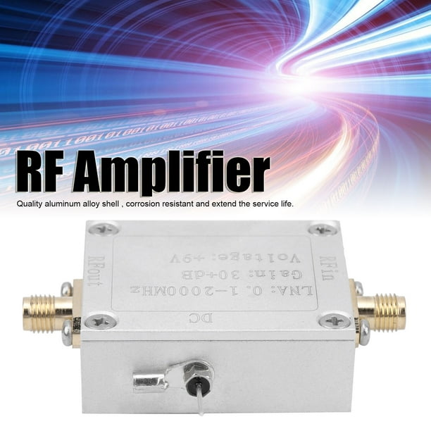 32dB 2Ghz 1-2000MHz Low Noise LNA RF Broadband Amplifier Module HF - Foto 4