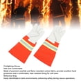 thumbnail image 4 of Heat Resistance Escue Extrication Gloves, 1 Pair Breathable Firefighter Gloves Extended Cuff Waterproof  for Cooking, 4 of 8