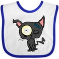 thumbnail image 3 of Inktastic Goth Animals Pets Black Cat Boys or Girls Baby Bib, 3 of 4