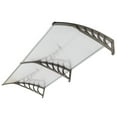 thumbnail image 4 of UBesGoo 35.4"x 77" Patio Window Awning Outdoor Polycarbonate Front Door Patio Cover, 4 of 7