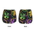 thumbnail image 3 of Daiia Mardi Gras6 Pattern Women's 2 in 1 Running Shorts - Lightweight Athletic Workout Gym Yoga Shorts Liner with Phone Pockets-Medium, 3 of 7
