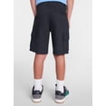thumbnail image 3 of Wonder Nation Boys Twill Cargo Shorts, Sizes 4-18, 3 of 4