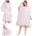 thumbnail image 3 of Joernso Microfiber Hooded Bath Towel Quick Drying Water Absorbent Double-sided Soft Adults Shower Bathrobe Beach Swimming Clothes Changing Surf Poncho Cloak, 3 of 7