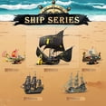 thumbnail image 6 of Ylutex Pirate Ship Building Blocks Set, MOC Black Pearl Ship Model 66022, Sail Boat Construction Toys, Collectible Display Home Office Decor, 6 of 6