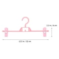 thumbnail image 4 of AMERTEER 10pcs Plastic Adjustable Pants Clip Pants Shorts Drying Rack Home Clothes Hanger, 4 of 6