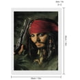 thumbnail image 2 of Pirates of The Caribbean Diamond Arts Kits for Adults Diamond Art Gem Art Painting Full Drill Round Art Gem Painting Kit for Home Wall Decor 12"x16", 2 of 8
