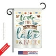 thumbnail image 2 of Breeze Decor BD-OU-G-109049-IP-BO-D-US18-WA 13 x 18.5 in. Love You to the Lake Nature Outdoor Impressions Decorative Vertical Double Sided Garden Flag, 2 of 4