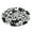 Black White Color Skulls, variant on Pet Bed Pet Mat Cozy Removable & Washable Comfort For Cats And Dogs Light Blue