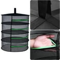 thumbnail image 1 of organization and storage,Drying Rack Hanging Drying Rack Mesh Drying Net With Zipper 2ft Drying Rack With Garden Gloves Hook For Drying Herb Bud Grass Hydroponic Plants, 1 of 8