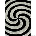 thumbnail image 2 of Allstar Grey Shaggy Area Rug with 3D Spiral Design. Contemporary Formal Casual Hand Tufted (5' x 7'), 2 of 7