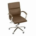 thumbnail image 3 of Bush Furniture Key West Mid Back Leather Executive Office Chair in Saddle Tan, 3 of 3