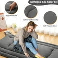 thumbnail image 5 of Huloretions Japanese Floor Mattress Futon Mattress,Tatami Mat Sleeping Pad Foldable Roll Up Mattress,Boys Girls Dormitory Mattress Pad Kids Floor Lounger Pillow Bed Kids Floor Play Mat,Twin/Full Size, 5 of 6