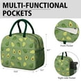thumbnail image 6 of Lunch Bag Lunch Box for Women Reusable Insulated Lunch Bags,Water-Resistant Avocado Pattern Cooler Lunch Tote Bag, Large Capacity for Work Travel Picnic, 6 of 6