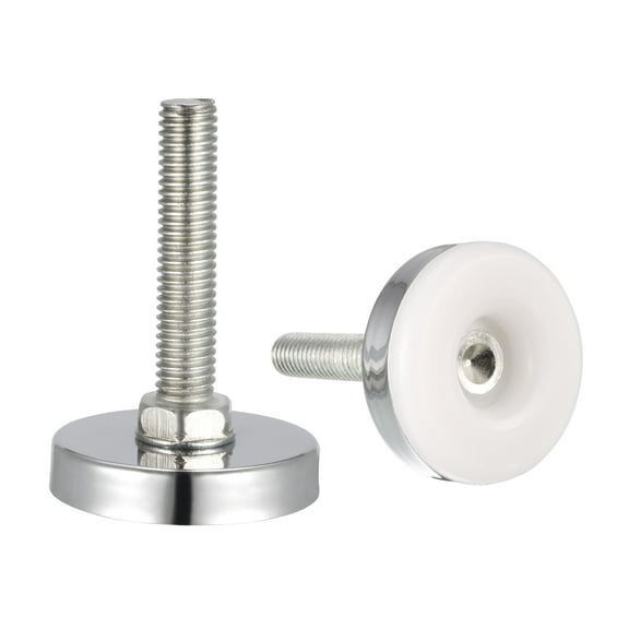 Furniture Levelers, 16mm to 45mm Adjustable Height M8 x 38.5mm Threaded,   4Pcs