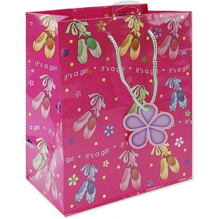 Foil Gift Bag, Baby Girl Ballet