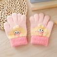 thumbnail image 2 of Splozh Baby Toddler Mittens Kids Winter Gloves for Boys Girls Children Full Fingers Stretchy Warm Mittens Pink,3-6 Years, 2 of 7