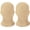 Skin, variant on 2 Piece Full Face, 2nd Skin Halloween Spandex Cloth Face Mask, Black 1 Count