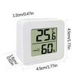 miaomiaoke Mini Digital Hygrometer Thermometer Gauge, Indoor Outdoor
