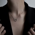 thumbnail image 4 of XISAOK Turning Love Niche Heart-shaped Hollow Sweater Chain Valentine's Day Gift, 4 of 10