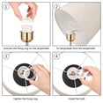 thumbnail image 7 of Set of 2 Black Modern Metal Table Lamp with Adjustable Height, 7 of 7