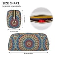 thumbnail image 4 of Goofa Round Mandala Pattern Leather Pencil Case, Pencil Pouch, Pencil Bag, Pen Case, Pen Pouch, Pen Bag, Pencil Pouches, Pencil Bags,College Pencil Case, 4 of 7