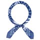thumbnail image 1 of Bufandas de algodón mezclado impresas con flores INSPIRE CHIC para mujeres, 21.7x21.7" pañuelo cuadrado pequeño con flores, pañuelo de cuello, flor abstracta-1-azul marino, 1 of 6