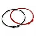 thumbnail image 2 of K-KED Rope Anklet Black White Red Color Adjustable Classic Men Women Summer Barefoot-_-Black, 2 of 9
