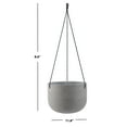 thumbnail image 5 of SAFAVIEH Rancer Outdoor Patio Planter, Light Grey, 5 of 6