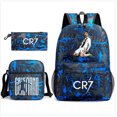 thumbnail image 3 of Football star Cristiano Ronaldo peripheral backpack set Messi backpack hot stamping printing three piece set, 3 of 5