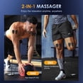 thumbnail image 2 of Estimulador muscular TENS, masajeador EMS, fisioterapia de pulso electrónico de doble canal para aliviar el dolor de espalda, recuperación de hombros y relajación muscular, 24 modos, 10 almohadillas T, 2 of 5