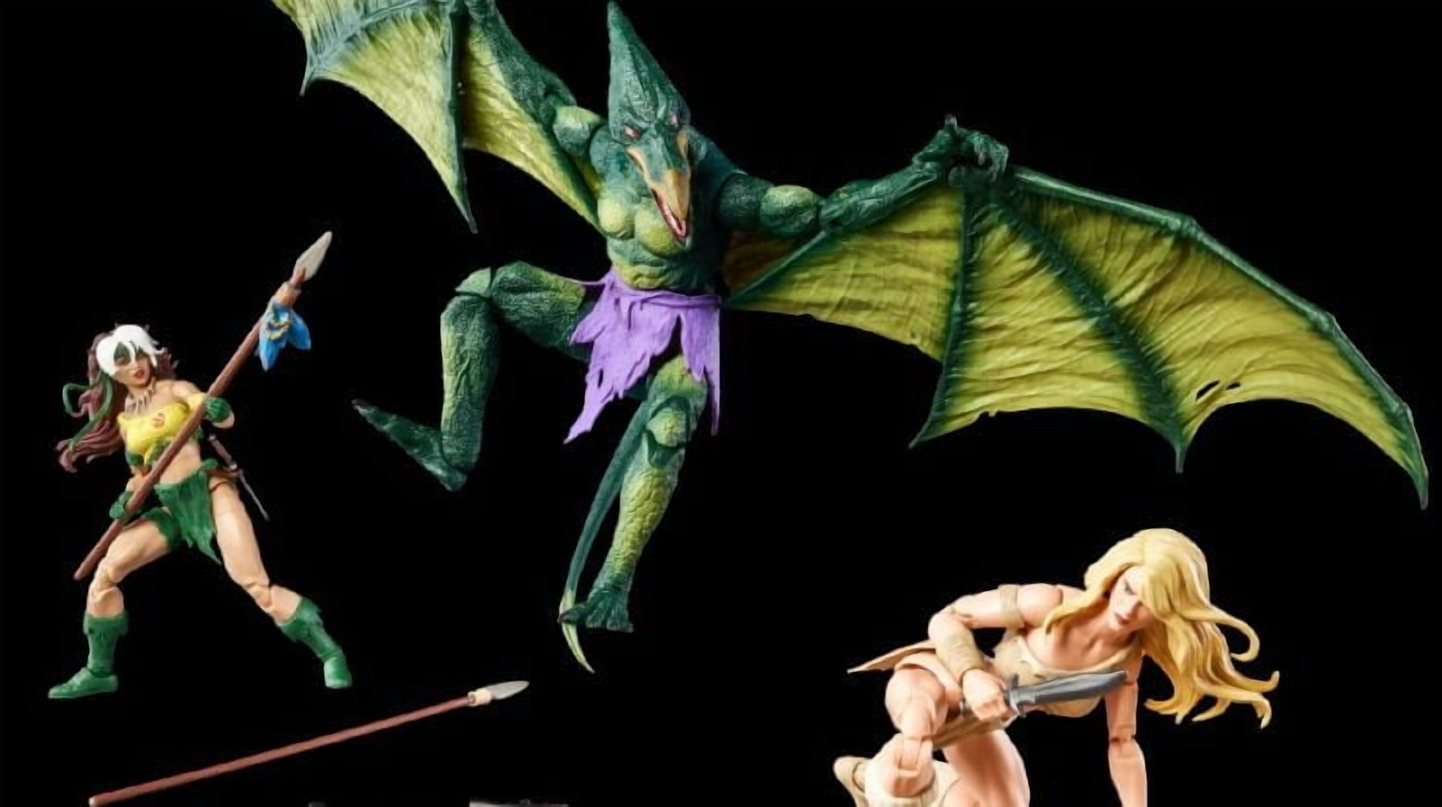 Marvel Legends Gameverse Marvel Snap Savage Land (Shanna, Sauron and Rogue)