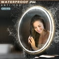 thumbnail image 6 of KWW 28 inch LED Round Bathroom Vanity Mirror, Anti-Fog Dimmable Lights, 6 of 7