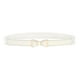 thumbnail image 1 of Cinturón delgado de moda para mujer, cintura elástica, cinturones elásticos con hebilla de lazo, cinturón de cuero PU para mujer , Blanco Yinane Cinturón de mujer, 1 of 8