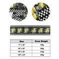 thumbnail image 6 of Xipuska Summer Lemon Bed Runners for Cal King Size Bed, Decorative Bed Throws for Foot of Bed, Vintage Black Plaid Blue Spring Floral Bed Runner Sofa Throw Bedding Scarf Slipcover for Bedroom, 6 of 6