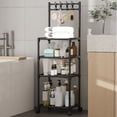 thumbnail image 5 of Corner Shelf Organizer , Rotating Bathroom Counter Storage Tray , Multi-Purpose Vanity Countertop Shelf for Cosmetics Skincare Perfume , Space Saving Corner Display Stand for Kitchen Living Room, 5 of 6