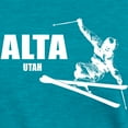 thumbnail image 3 of CafePress - Alta Utah Skier T Shirt - Womens Tri-blend T-Shirt, 3 of 4