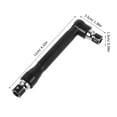 thumbnail image 2 of Zehuanyu  Right Angle Screwdriver Wrench Portable Socket Wrenches Electric Black, 2 of 8