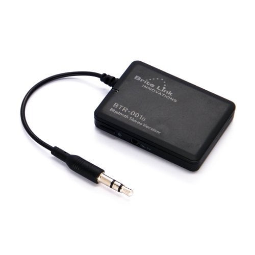 Britelink Bluetooth Audio Receiver: Portable, Bluetooth Music Receiver with Stereo Output (3.5 mm) for Home and Auto Stereo Systems -- By CyberTech