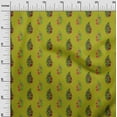 thumbnail image 2 of oneOone Viscose Chiffon Fabric Leaves & Floral Block Print Fabric BTY 42 Inch Wide, 2 of 4