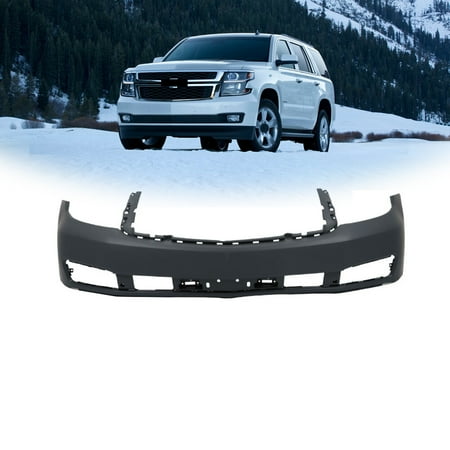 Fit For Chevrolet Suburban/Tahoe 15-20 Primed Plastic Front Bumper Cover