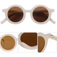 thumbnail image 4 of HSHDLDF Lot de 3 Mignonnes Lunettes de Soleil Rondes pour Enfants Filles Garçons - UV400 Protection de Soleil Gafas pour Âges 1-9 Lunettes de Soleil pour Tout-Petits Bébés 7006, 4 of 7