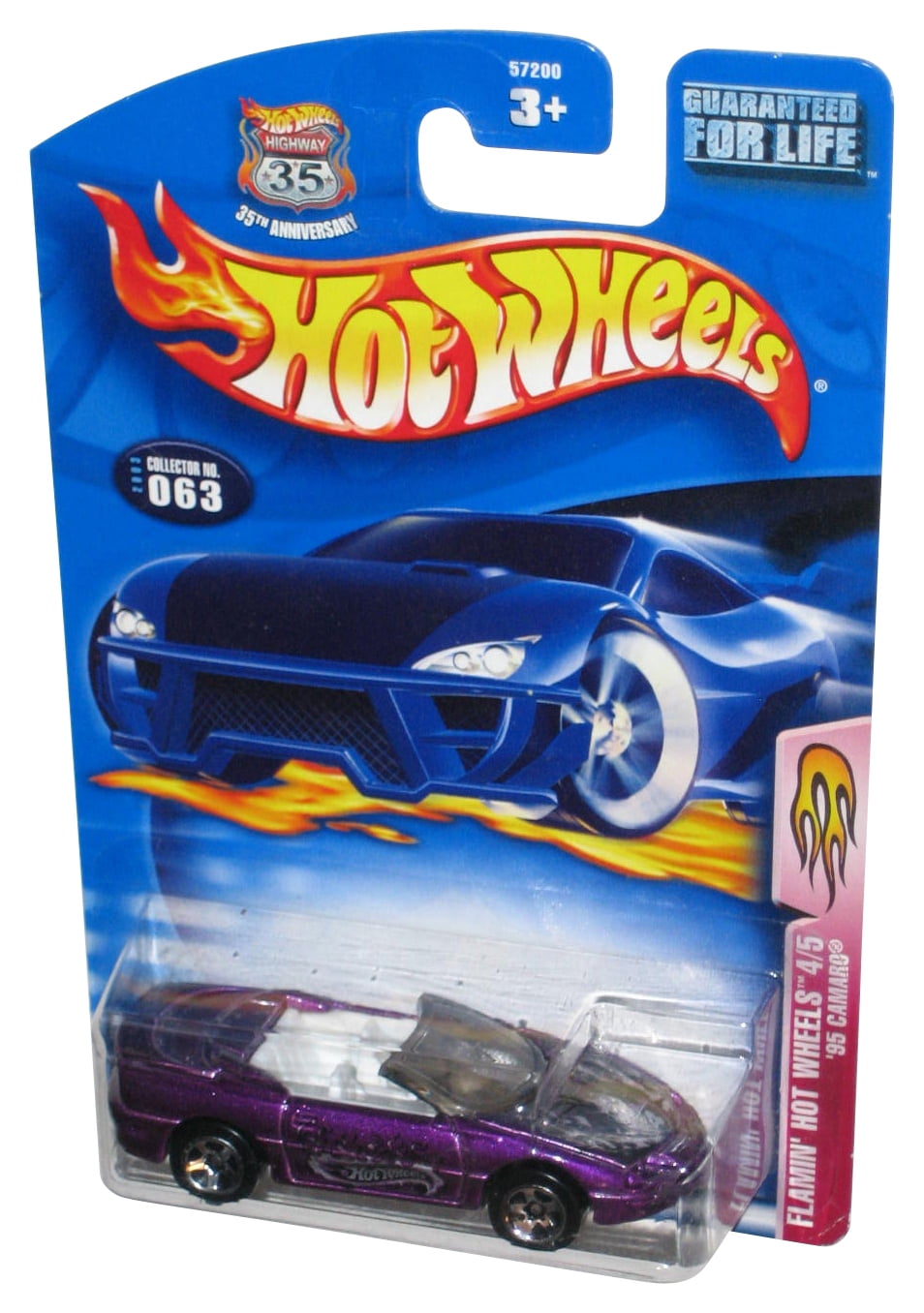 Hot Wheels X-Ray Cruiser Series 3/4 (1998) Blue '67 Camaro Toy Car