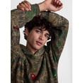 thumbnail image 4 of No Boundaries Holiday Boxy Fit Oversized Fleece Hoodie, Men's Sizes XS-4XLT, 4 of 5