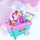 thumbnail image 2 of FELTECHELECTR 1 juego de carrito de helado de simulación para niños, mini coche de juguete con luz y música, el mejor regalo para niños y niñas (color aleatorio)., 2 of 6