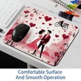 thumbnail image 6 of Valentine's Day Printed Square Mouse Pad, 8.3x9.8 Inch, Non-Slip Rubber Bottom Mouse Mat for Office and Gaming, 6 of 6
